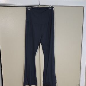 Navy Blue Wide-Leg Yoga Pants Size XL